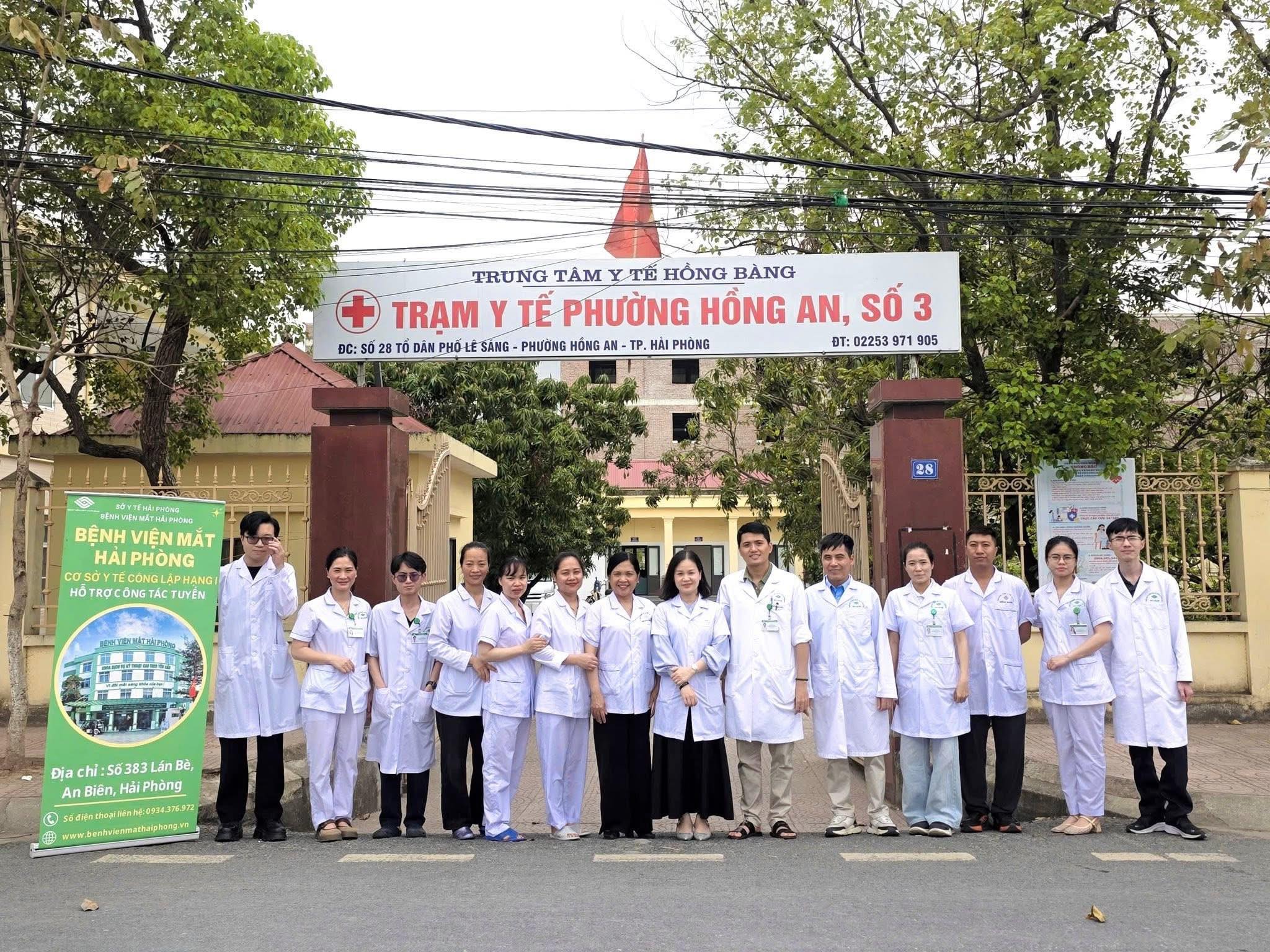 Đưa Nghị quyết của Đảng vào cuộc sống: Người dân phường Hồng An, Hải Phòng được chăm sóc mắt chất lượng ngay tại địa phương